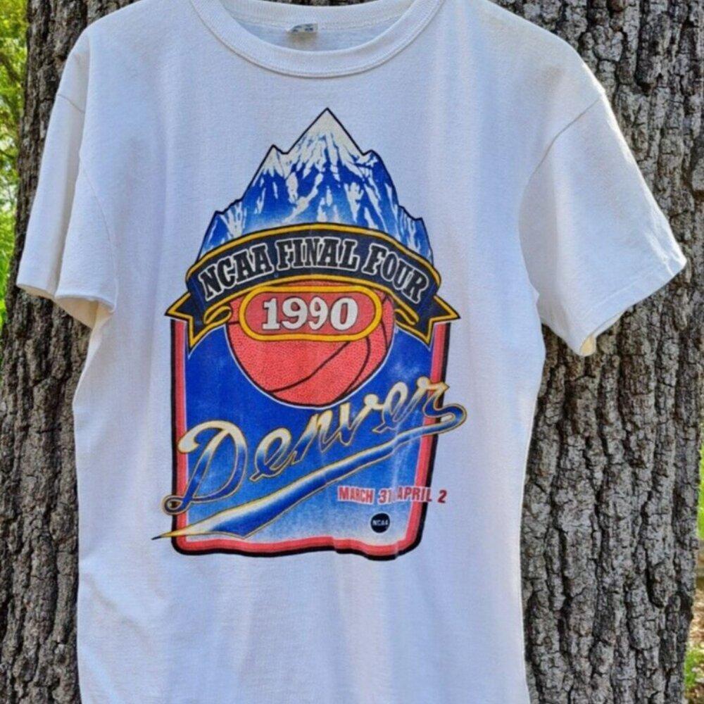 Final Four Ncaa 1990 Denver White Shirt